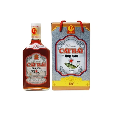 Nước mắm Cát Hải Ông Sao 380ml chai thủy tinh - Hương vị truyền thống, giá 109.000₫ 2