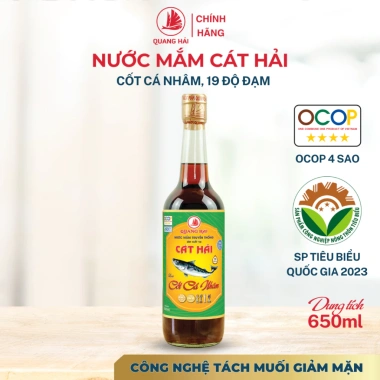 Nước mắm Cát Hải Quang Hải 19N OCOP 4 sao - Hương vị đậm đà, giá 48.000 VND 2