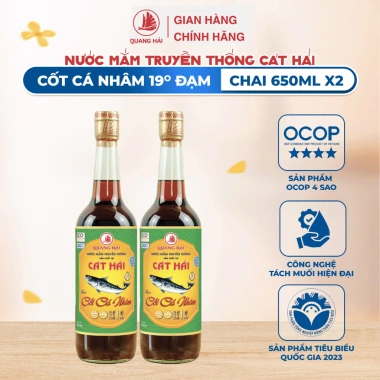 Nước mắm Cát Hải Quang Hải 19N OCOP 4 sao - Hương vị đậm đà, giá 48.000 VND 9