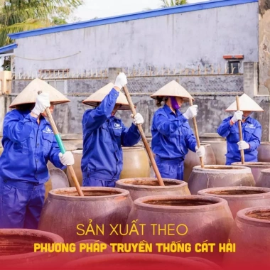 Nước Mắm Cát Hải Quang Hải 28 Độ Đạm OCOP 4 Sao Hương Vị Thơm Ngon Đậm Đà Giá 56.050 VND 4