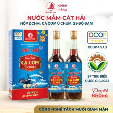Nước Mắm Cát Hải Quang Hải 29ºN Chắt Cá - Hương vị truyền thống đậm đà cho cơm ủ chum 10