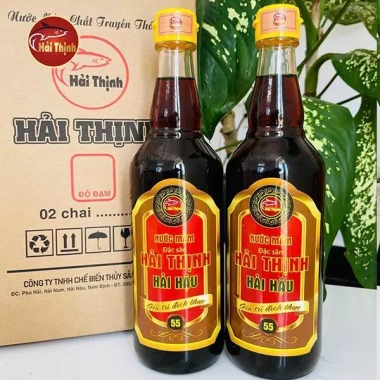 Nước Mắm Chắt Hải Thịnh 55 Độ Đạm 550ml - Truyền Thống Hải Hậu HT55 Giá 100k