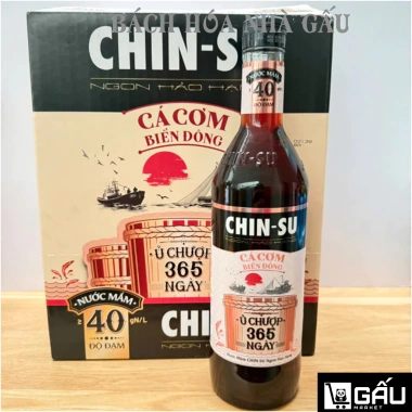 Nước Mắm Chinsu Cá Cơm Biển Đông 365 ngày 40 độ đạm 700ml Giá ưu đãi 109.000 VND
