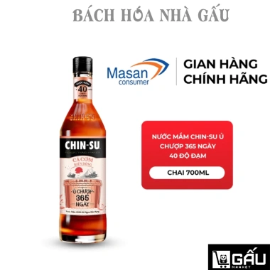 Nước Mắm Chinsu Cá Cơm Biển Đông 365 ngày 40 độ đạm 700ml Giá ưu đãi 109.000 VND