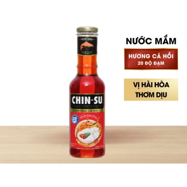 Nước mắm Chinsu ủ chượp 365 ngày 40 độ đạm 700ml + hương cá hồi 20 độ đạm 500ml giá ưu đãi 68.000 6