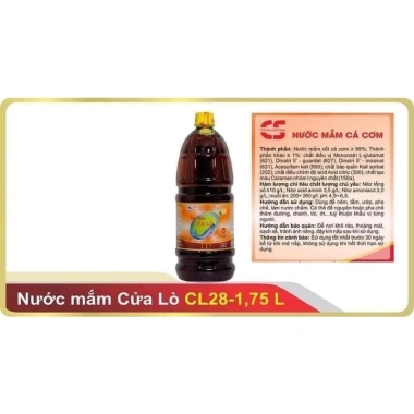 Nước mắm CL28 1.750ml - Hương vị truyền thống, giảm giá 22% chỉ 75,000₫