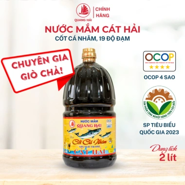 Nước Mắm Cốt Cá Nhâm Cát Hải Quang Hải 19° Đạm - Giò Chả Ngon OCOP 4 Sao 45.599₫