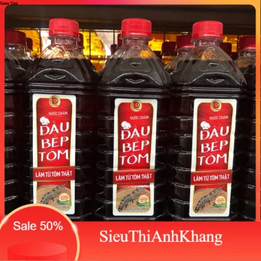 Nước Mắm Đầu Bếp Tôm 900ml - Hương vị đậm đà, giá chỉ 27.000đ Sieuthianhkhang