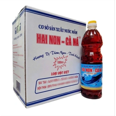 Nước mắm Hai Non Cà Ná thùng 6 chai nhựa 1 lít - Giá ưu đãi 99k, vị truyền thống 10 Nước mắm Hai Non Cà Ná thùng 6 chai nhựa 1 lít - Giá ưu đãi 99k, vị truyền thống 10