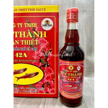 Nước mắm Hải Thành 42A truyền thống Phan Thiết - Thùng 6 chai 500ml, giảm giá 420k