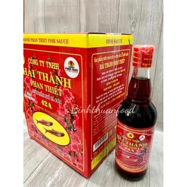 Nước mắm Hải Thành 42A truyền thống Phan Thiết - Thùng 6 chai 500ml, giảm giá 420k