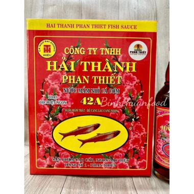 Nước mắm Hải Thành 42A truyền thống Phan Thiết - Thùng 6 chai 500ml, giảm giá 420k