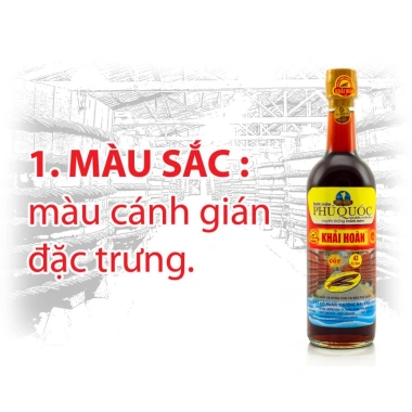 Nước mắm Khải Hoàn thùng 6 chai 215ml đạm 40% - Giá chỉ 390.000, hương vị chuẩn 3 Nước mắm Khải Hoàn thùng 6 chai 215ml đạm 40% - Giá chỉ 390.000, hương vị chuẩn 3