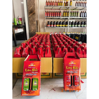 Nước mắm Lâm Bão 45 Độ Đạm 1 lít chính hãng - Cốt cá thơm ngon, giảm giá 132.5k