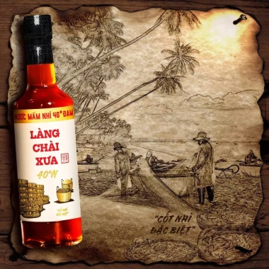 Nước mắm Làng Chài Xưa 40 độ đạm nhãn vàng 500ml - ủ chượp 2 lần, không chất bảo quản, 95.000đ 5