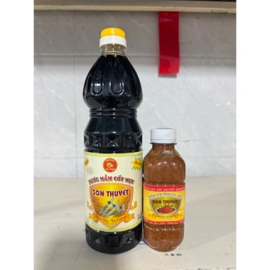 Nước mắm mực VIP 1l - Tặng kèm 300g mắm tép Ba Làng Thanh Hóa, chỉ 210.000 VND