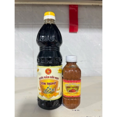 Nước mắm mực VIP 1l - Tặng kèm 300g mắm tép Ba Làng Thanh Hóa, chỉ 210.000 VND