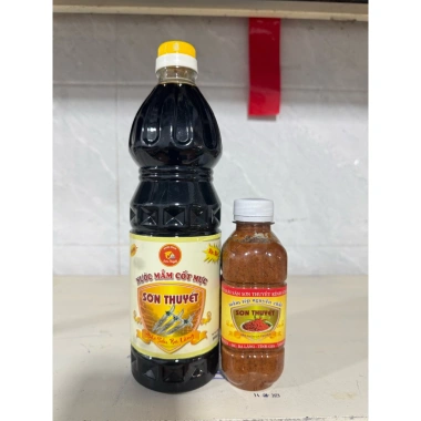 Nước mắm mực VIP 1l - Tặng kèm 300g mắm tép Ba Làng Thanh Hóa, chỉ 210.000 VND