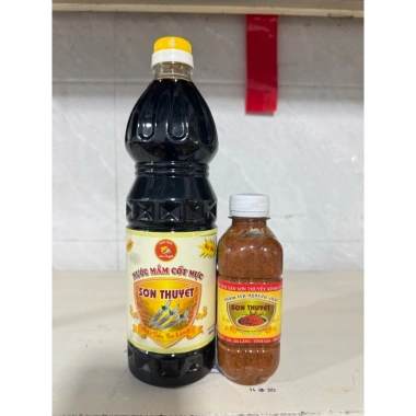 Nước mắm mực VIP 1l - Tặng kèm 300g mắm tép Ba Làng Thanh Hóa, chỉ 210.000 VND