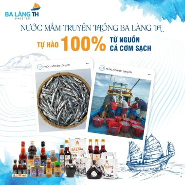 Nước Mắm Nhĩ Cá Cơm Ba Làng TH 400 Năm Truyền Thống 2.000ml Giảm Giá 88.000₫