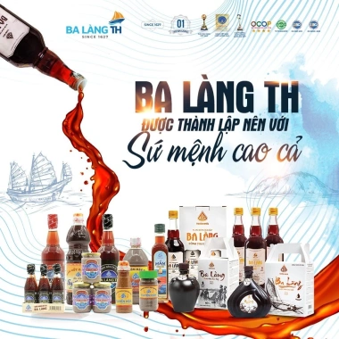 Nước Mắm Nhĩ Cá Cơm Ba Làng TH 400 Năm Truyền Thống 2.000ml Giảm Giá 88.000₫