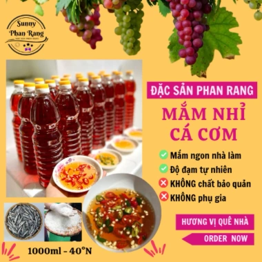 Nước mắm nhì cá cơm Phan Rang độ đạm cao 1 lít - 96.000₫