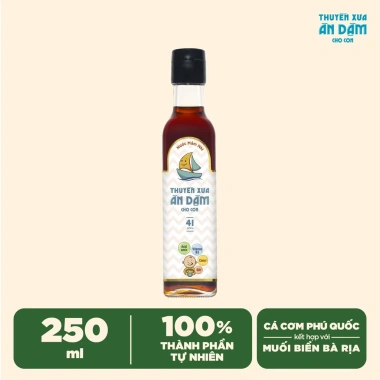 Nước Mắm Nhĩ Thuyền Xưa 41 độ Đạm Ăn Dặm Cho Con 65ml/250ml Giá 40.000₫