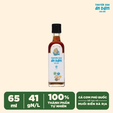 Nước Mắm Nhĩ Thuyền Xưa Ăn Dặm Cho Bé 41 Độ Đạm - Chai 65ml Giá Ưu Đãi 38.900đ