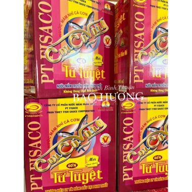 Nước mắm Phan Thiết tứ tuyệt 40 độ đậm 6 chai 490ml - Tặng muối hương, 659.000₫