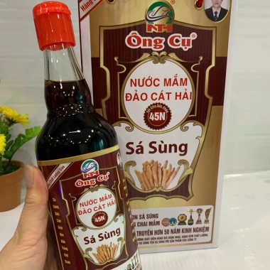 Nước mắm sá sùng thượng hạng 45N độ đạm cao 500ml hộp 2 chai 351.000 VND
