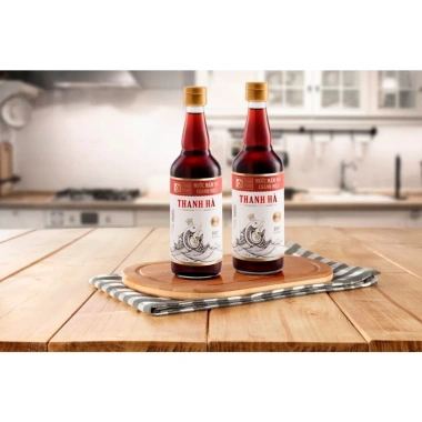 Nước mắm Thanh Hà 520ml - Hương vị truyền thống, giảm giá 21% chỉ 75.872 VND