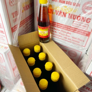 Nước mắm Trần Văn Hưởng cốt cô đặc 45N: Hộp 10 chai 220ml, giảm giá 495k 2