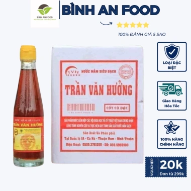 Nước mắm Trần Văn Hưởng đặc biệt cốt cô đặc 6 chai 220ml - Giá giảm còn 305.000đ