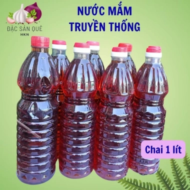 Nước mắm truyền thống Quảng Ngãi 1 lít - Đặc sản làng nghề, thơm ngon, chỉ 41.900 VND