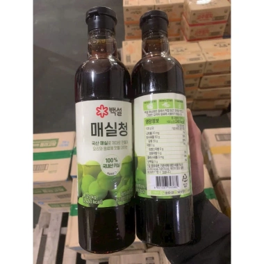 Nước Mơ Nấu Ăn Beksul Hàn Quốc 1.025kg - Nước Cốt Mơ Ngon, Giá 275k