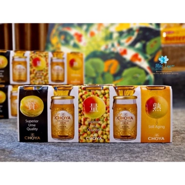 Nước mơ ngâm Choya 720ml và Vảy vàng 500ml - Giảm giá 272k, giàu vitamin C