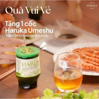Nước Mơ Nhật Bản Haruka Umeshu 180ml - Ngon ngọt, đậm vị, giá 558.900 VND 2