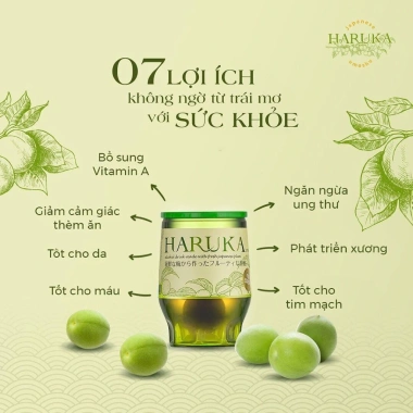 Nước Mơ Nhật Bản Haruka Umeshu 180ml - Ngon ngọt, đậm vị, giá 558.900 VND 5