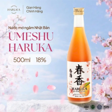 Nước Mơ Nhật Bản Haruka Umeshu 500ml - Ngon Ngọt, Men Đặc Trưng, Giảm Giá 247k