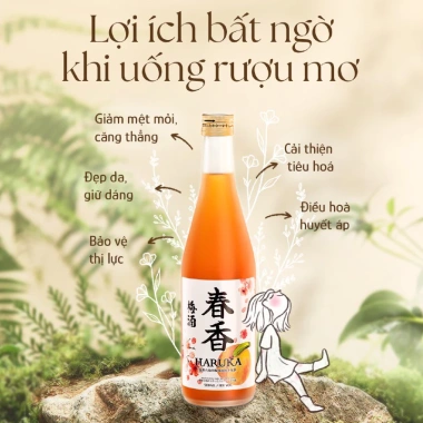 Nước Mơ Nhật Bản Haruka Umeshu 500ml - Ngon Ngọt, Men Đặc Trưng, Giảm Giá 247k