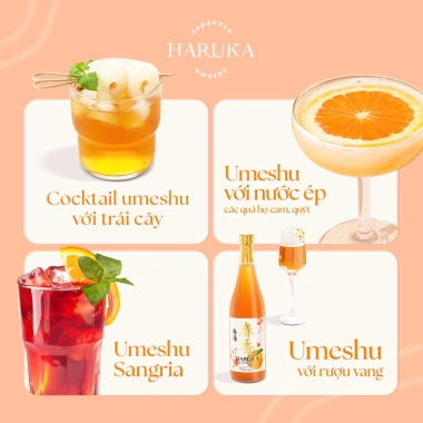 Nước Mơ Nhật Bản Haruka Umeshu 500ml - Ngon Ngọt, Men Đặc Trưng, Giảm Giá 247k