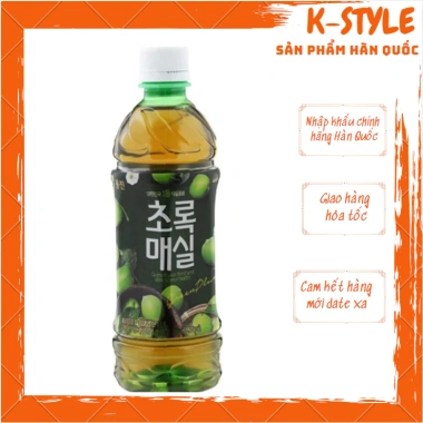 Nước Mơ Xanh Woongjin 500ml - Giá ưu đãi 39.102đ (48.095đ), vị ngọt tự nhiên