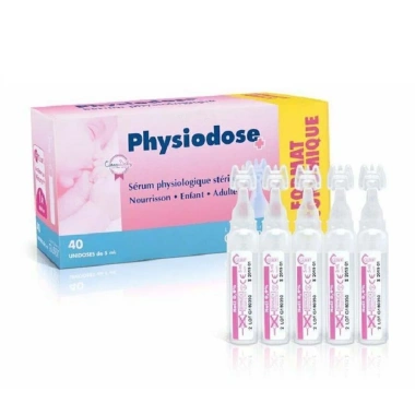 Nước muối sinh lý Pháp Physiodose 40 tép 5ml - Vệ sinh bé, giảm giá 79.000₫ 4