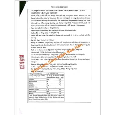 Nước Nấm Thượng Hoàng Đông Trùng Hạ Thảo K-Best Food - 598.000đ, sức đề kháng, sức khỏe tăng 6 Nước Nấm Thượng Hoàng Đông Trùng Hạ Thảo K-Best Food - 598.000đ, sức đề kháng, sức khỏe tăng 6