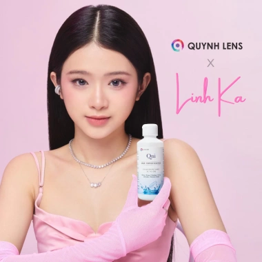 Nước Ngâm Lens Hàn Quốc QUYNH LENS - Giảm giá 45k, Dưỡng Mắt, Không Đau Khi Đeo 2