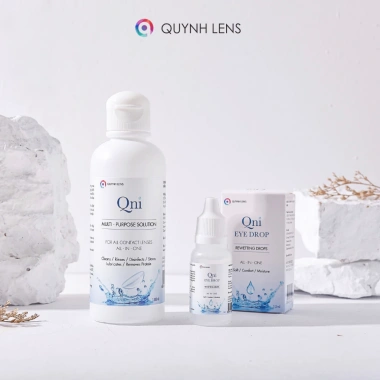Nước Ngâm Lens Hàn Quốc QUYNH LENS - Giảm giá 45k, Dưỡng Mắt, Không Đau Khi Đeo 10