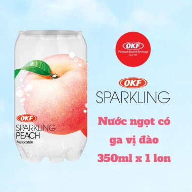 Nước ngọt có ga vị đào OKF Hàn Quốc 350ml - Hộp 6 lon Giá ưu đãi 118.800 VND 3 Nước ngọt có ga vị đào OKF Hàn Quốc 350ml - Hộp 6 lon Giá ưu đãi 118.800 VND 3