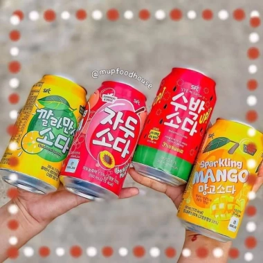 Nước Ngọt Có Gas SFC SODA Sparkling 350ml Nhập Khẩu Hàn Quốc - Tách Lẻ 1 Lon Giá 27.543₫