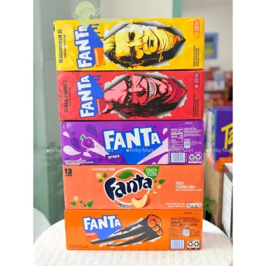 Nước ngọt Fanta Mỹ 355ml lon - Vị trái cây thơm, giải khát cực đã, chỉ 165.000₫