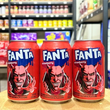 Nước ngọt Fanta Mỹ 355ml lon - Vị trái cây thơm, giải khát cực đã, chỉ 165.000₫